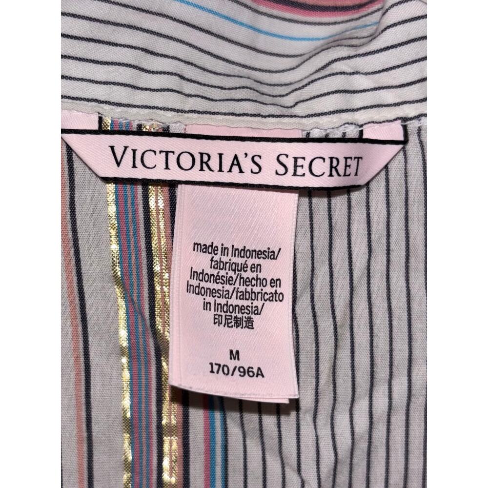 Victoria’s Secret women’s two-piece pajama set button down top and pants medium - Picture 2 of 5